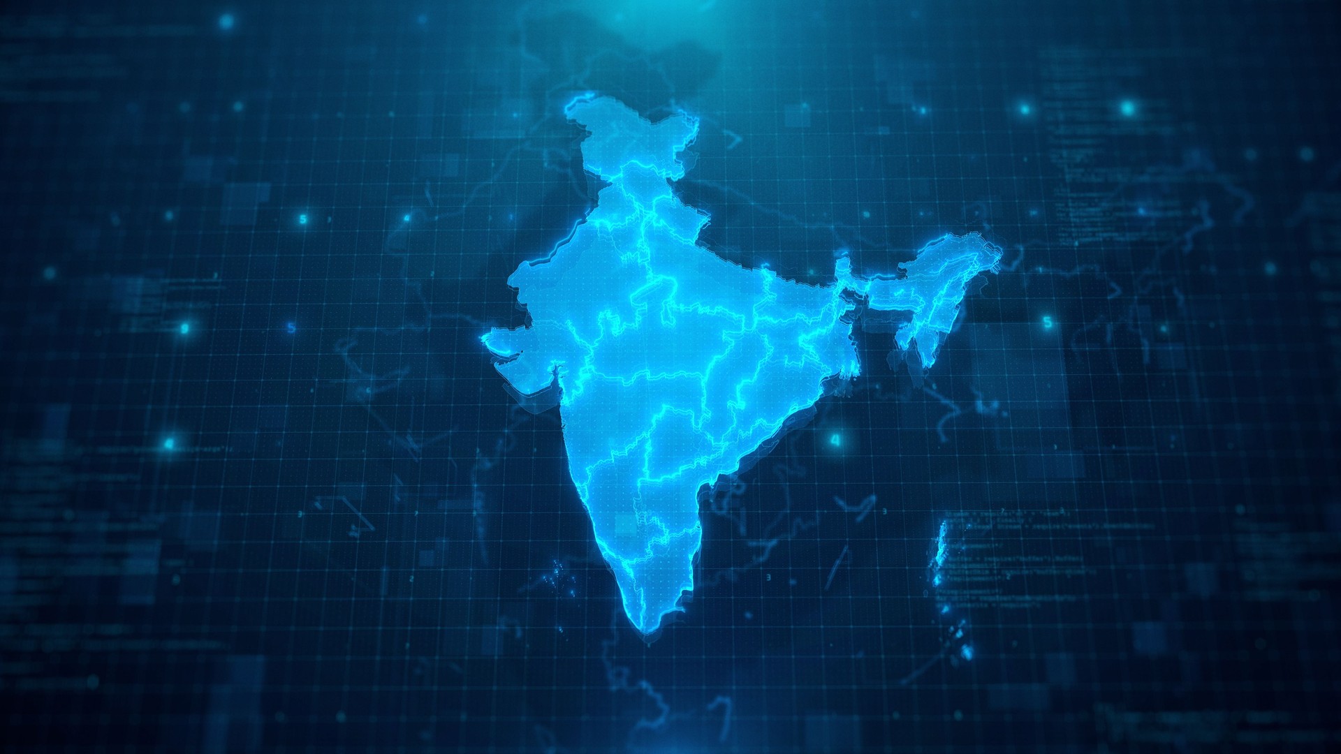 India Map with regions